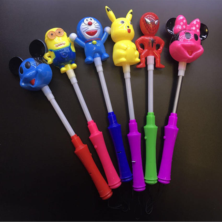 爆款led塑料卡通棒荧光棒 儿童玩具夜市地摊货源厂家批发