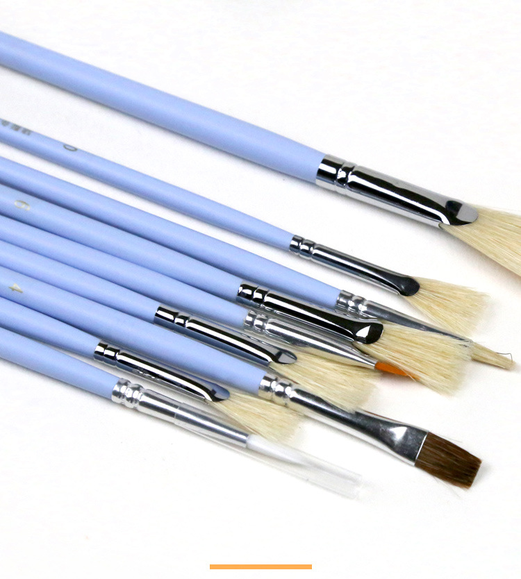 5(cm)用途色彩绘画产品类别考试水粉丙烯 水彩画笔规格一套10支装材质