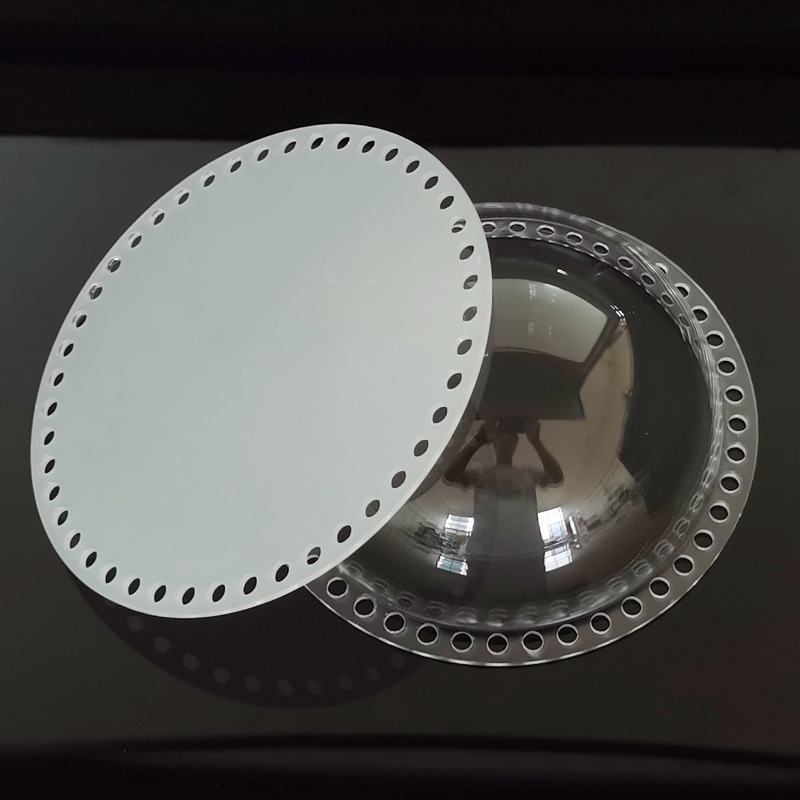 厂家定做亚克力透明半圆球太空罩diy泫雅风编织包外出罩透明底板