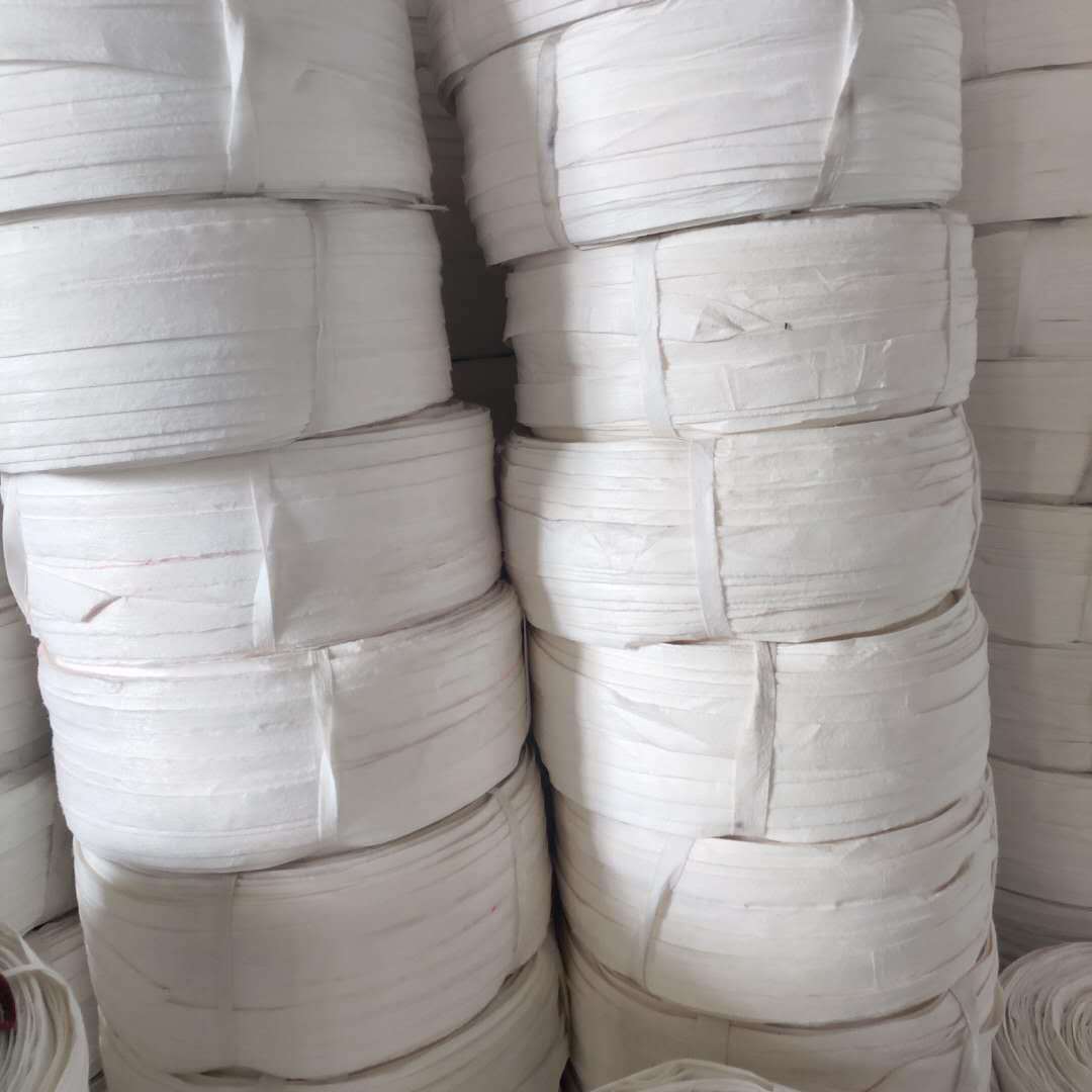 白色无纺布捆土球布条 绿化苗木包土球无纺布绳子无弹力无接头