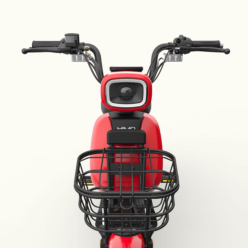 小米有品喜摩himo t1 电动自行车改套装配件通用车筐前后脚踏坐垫