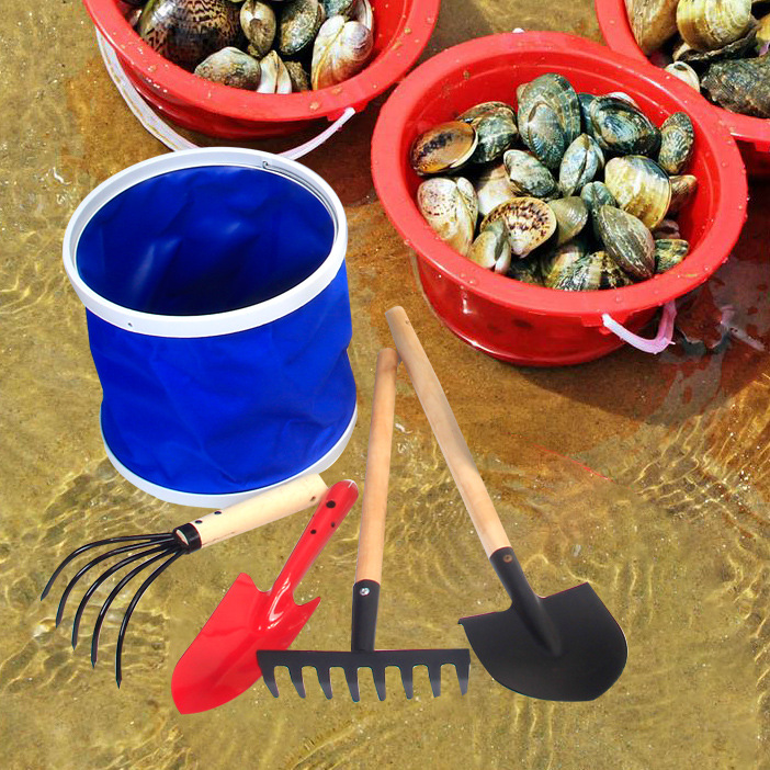 蛤蜊耙子沙滩挖贝壳铲子海蛏子蚬子螺神器赶海工具套装抓螃蟹小桶