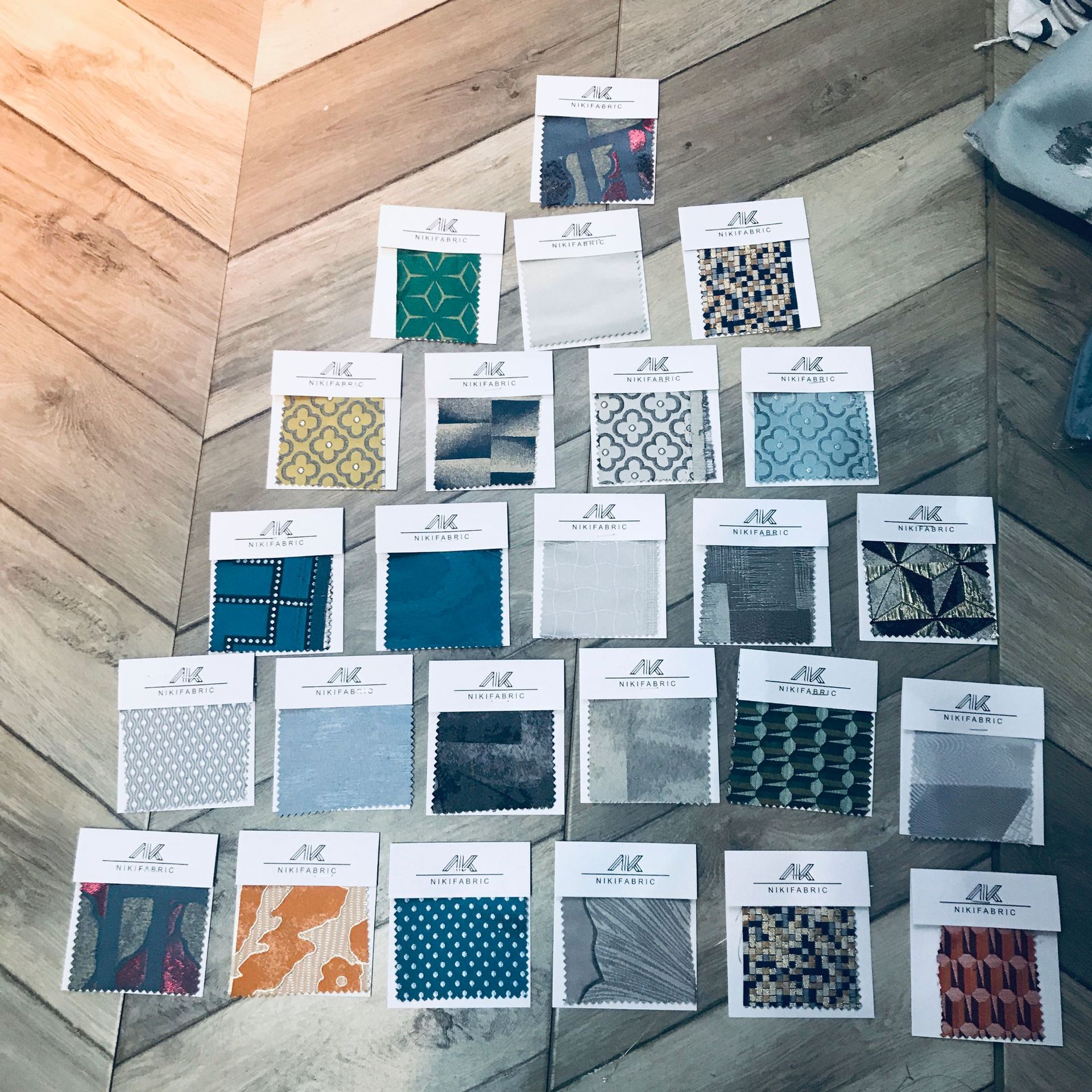 小样 样布 店内常规布料样卡颜色展示(可选5款)