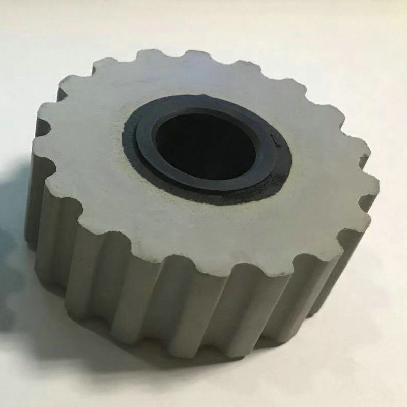 封边机输送压轮 橡胶灰色直齿压轮 全自动封边机压轮批发