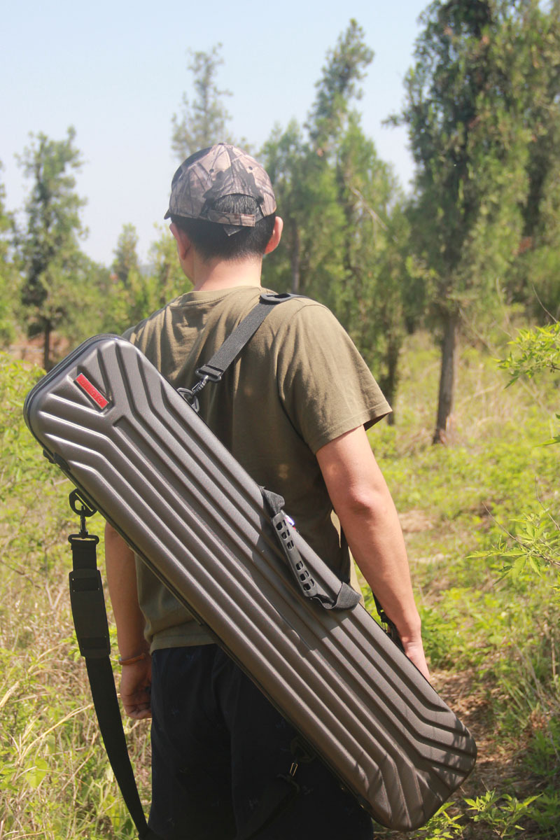 黑猎人弓箱射箭器材射击射箭户外装备传统美猎竞技反曲弓大容量