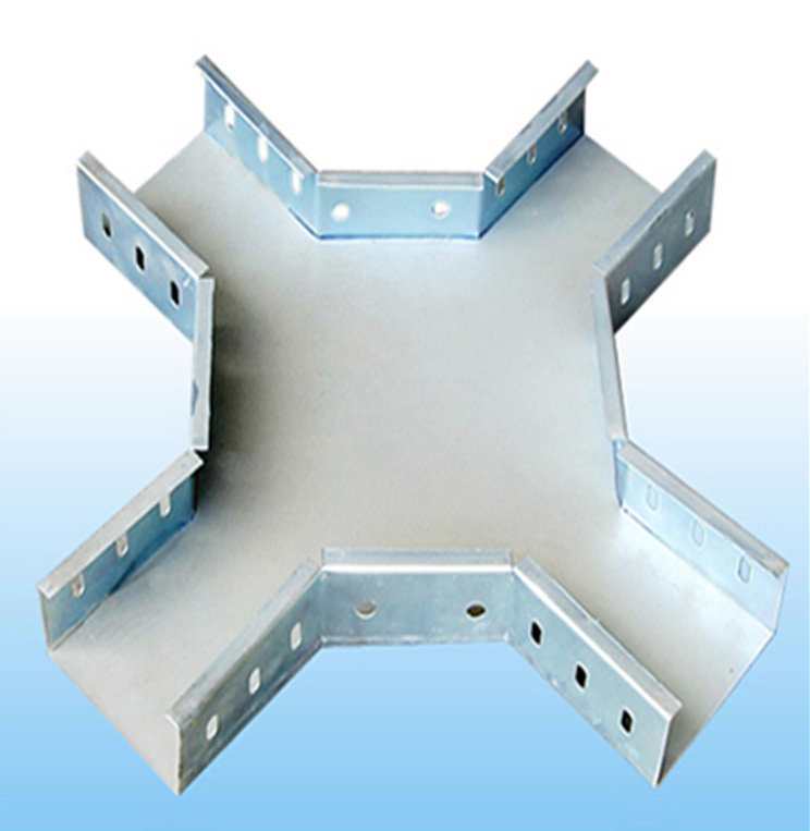 山东青岛 厂家直供 镀锌桥架 水平四通200*100*1.