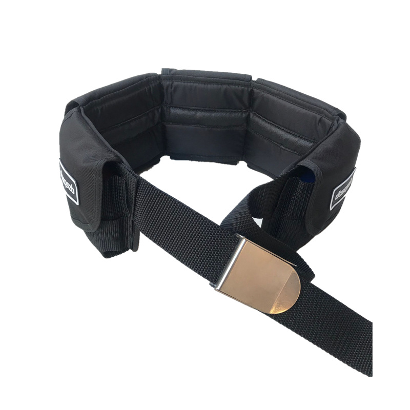 潜水配重带 口袋配重袋 铅块铅袋铅坠加重包 负重腰带铅带 6连包