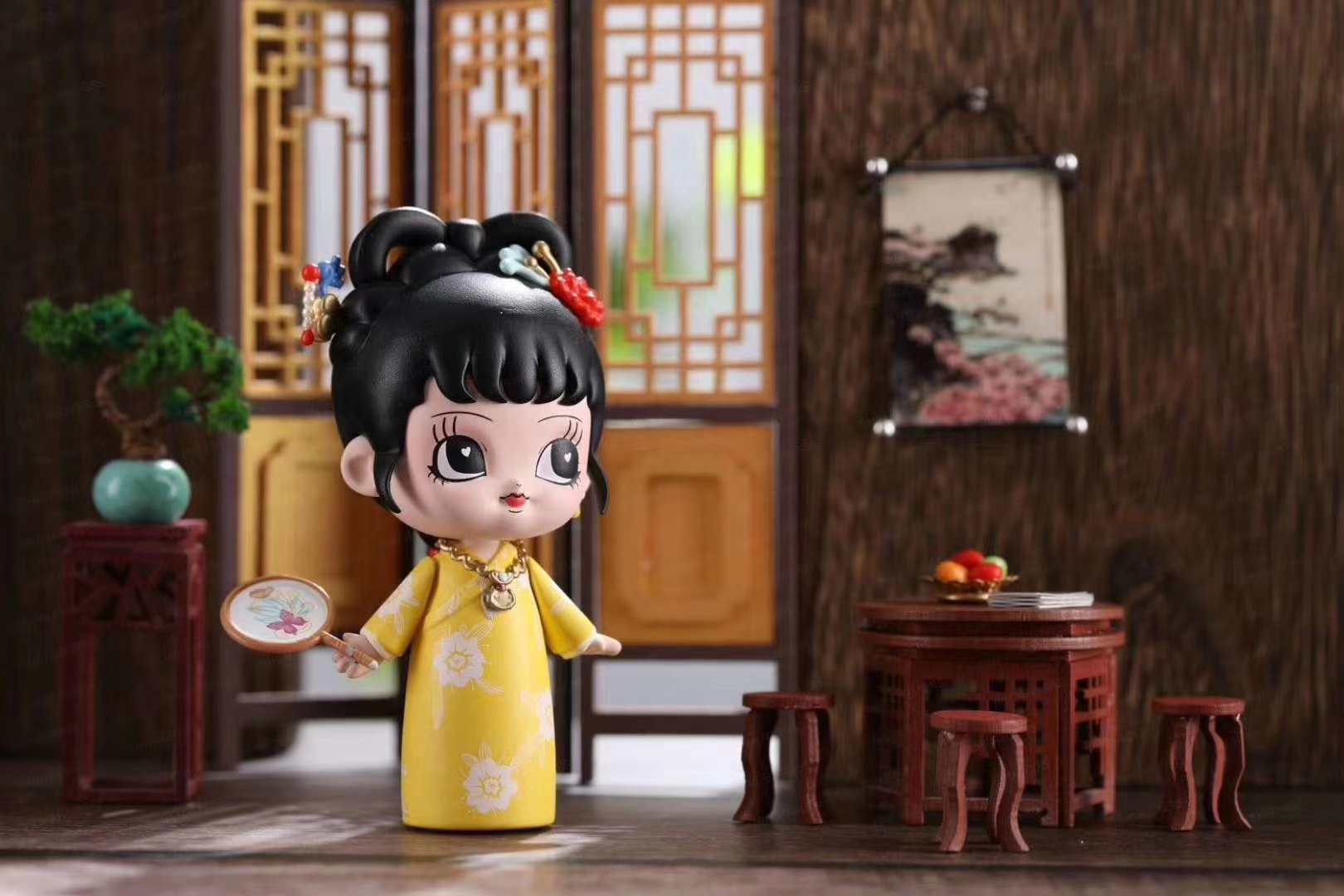 正版现货红楼梦十二金钗国潮盲盒中国风惊喜手办娃娃摆件礼物玩具