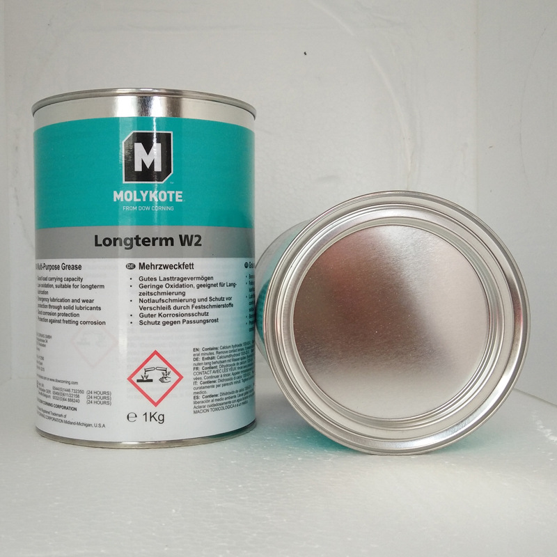 molykote 道康宁 longterm w2 轴承润滑脂 白色矿物油脂 1kg/罐