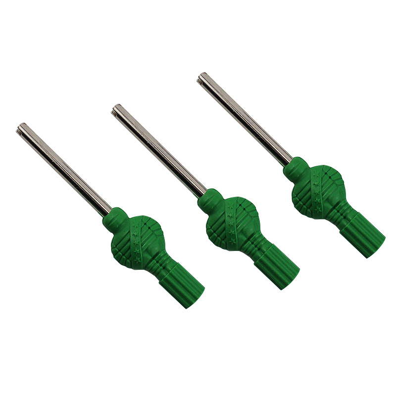 跨境卡通气门芯扳手单头短拆卸气门芯扳手钥匙五金补胎工具