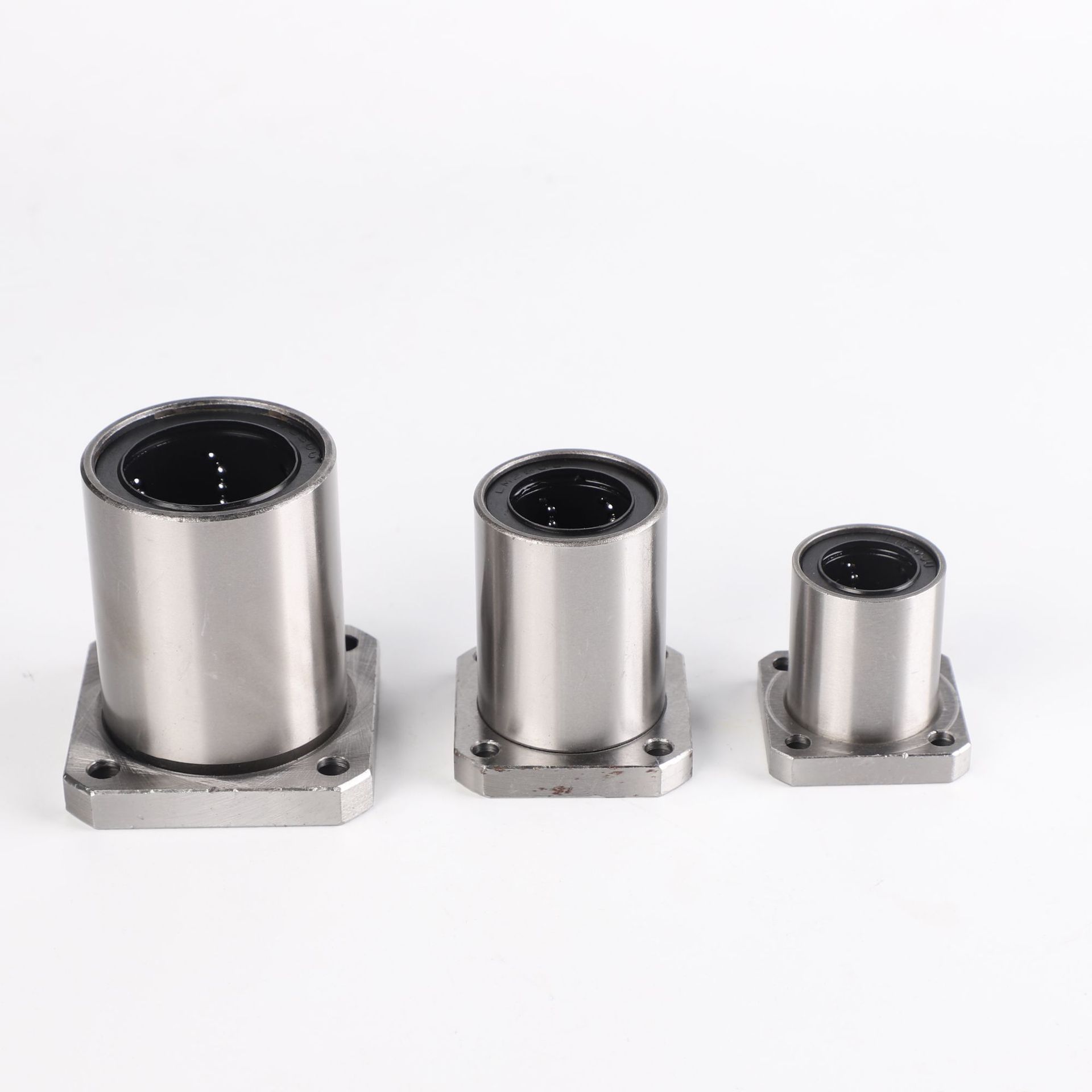 直线滑动轴承定制lmf6l-60l电镀直线运动法兰轴承 圆柱形工业机床