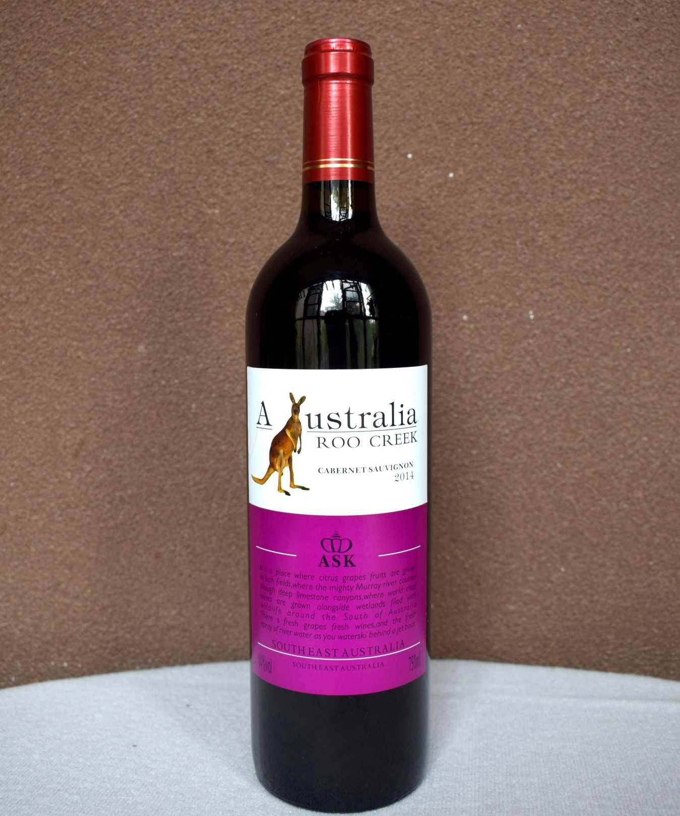 澳大利亚原瓶进口澳谷飞奔澳奔袋鼠干红葡萄酒全国招商招代理批发