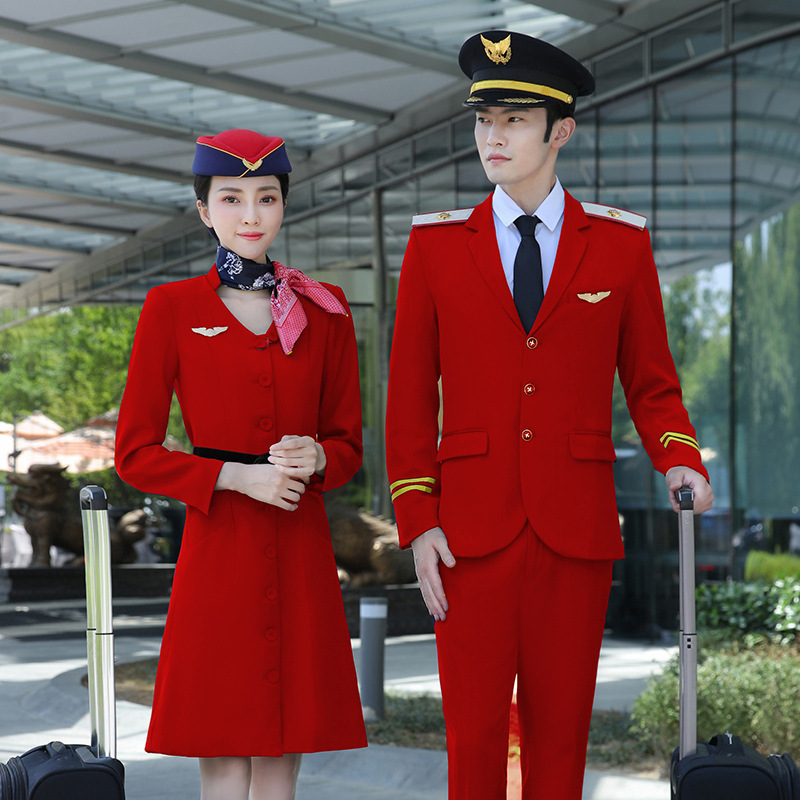 铁路制服套装男女款高铁动车乘务服装铁路工装列车员铁路学校制服