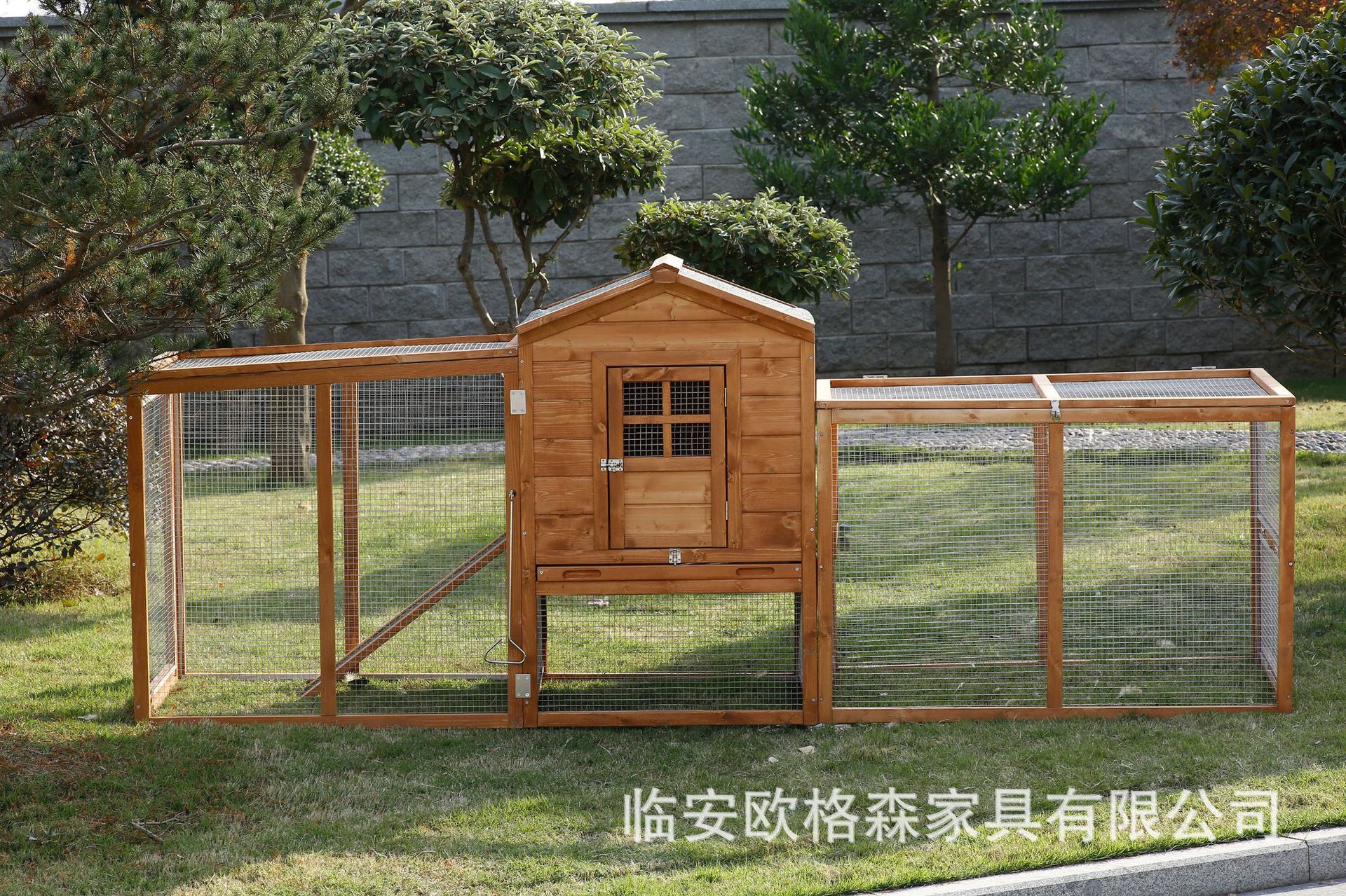 模块化可拼接的木制鸡舍养肥鸡大型木制育肥鸡笼