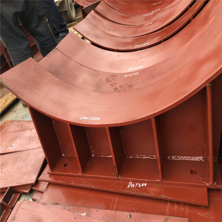 供应 管道支吊架大管径座式滑动支座曲面槽管托 滑动支座加工订制