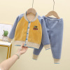 children sweater Autumn and winter new pattern Long sleeve motion Cardigan coat Children keep warm suit baby knitting Base coat children sweater Autumn and winter new pattern Long sleeve motion Cardigan coat Children keep warm suit baby knitting Base coat