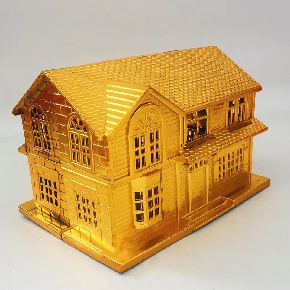 祭祀用品冥府黄金别别墅房子金条元宝烧纸冥币纸钱清明上坟周年