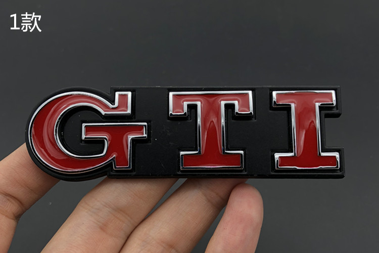大众gti中网标 适用于大众 polo 高尔夫6 7代gti车标 个性改装标