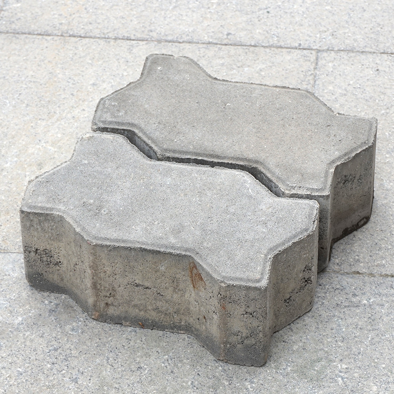 定制人行道公园齿形码头砖广场吸水混凝土s砖异性路面透水砖