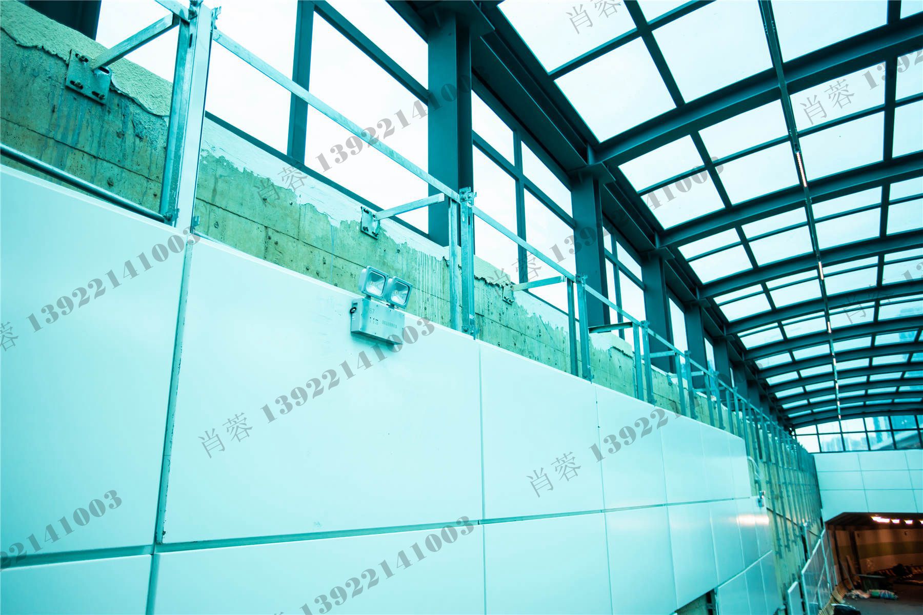 隧道搪瓷钢板瓷釉涂搪工艺及龙骨结构安装示意图