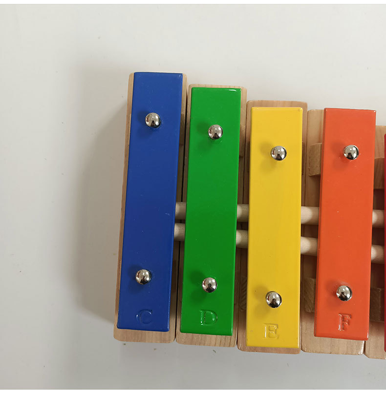 奥尔夫乐器打击乐器早教玩具八音块8音块8音砖儿童早教乐器玩具