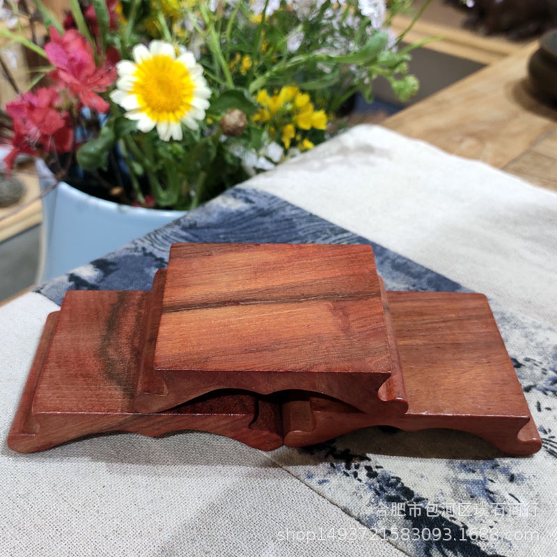 木书型小底座  小摆件迷你底座 大中小号 禅意底座 精巧款木垫