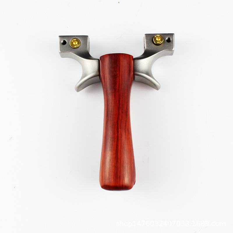 新款钛合金传奇2020快压免绑扁皮弹弓高精准大威力弹工架户外竞技