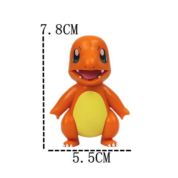 正版精灵宝可梦 皮卡丘 小火龙 杰尼龟妙花种子可达鸭 胖丁摆件