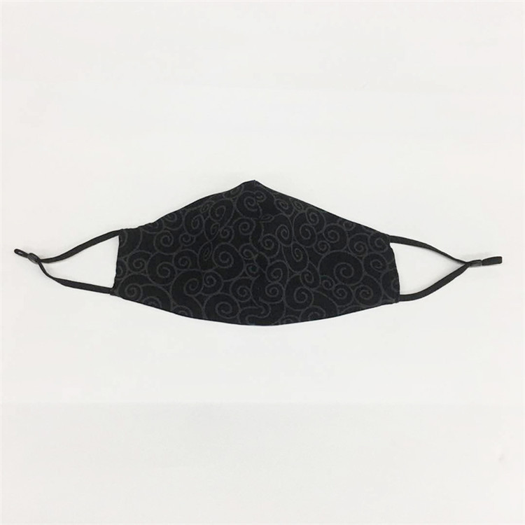 桑蚕丝印花双层口罩夏季防晒防尘薄款男士真丝透气舒适口罩