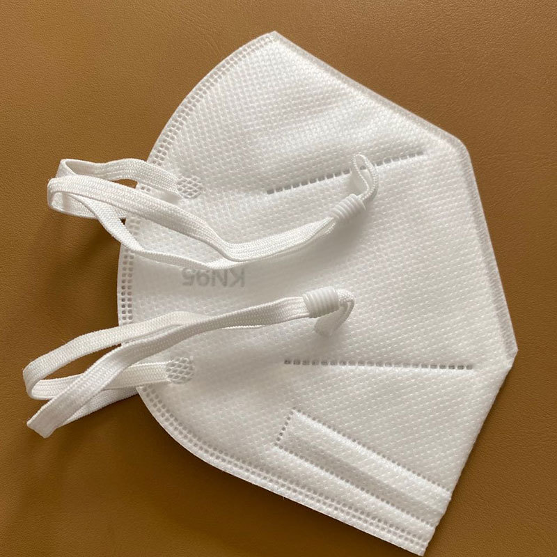 kn95口罩头戴式折叠头戴式kn95防护口罩白色工业防尘透气厂家直供