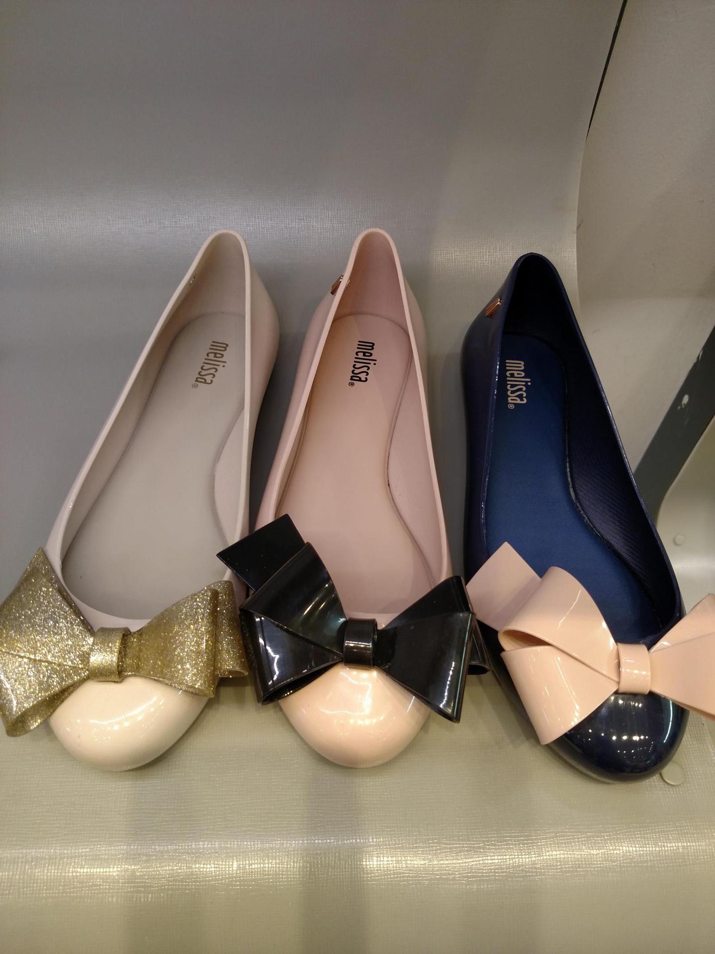 巴西正品melissa果冻鞋 梅丽莎大蝴蝶结女鞋平底单鞋香香鞋沙滩鞋