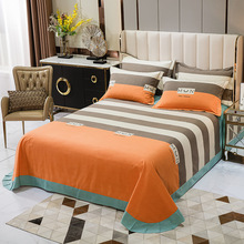 包邮全棉加厚床单单件 纯棉磨毛床单单件纯棉斜纹 床单1.8米2米