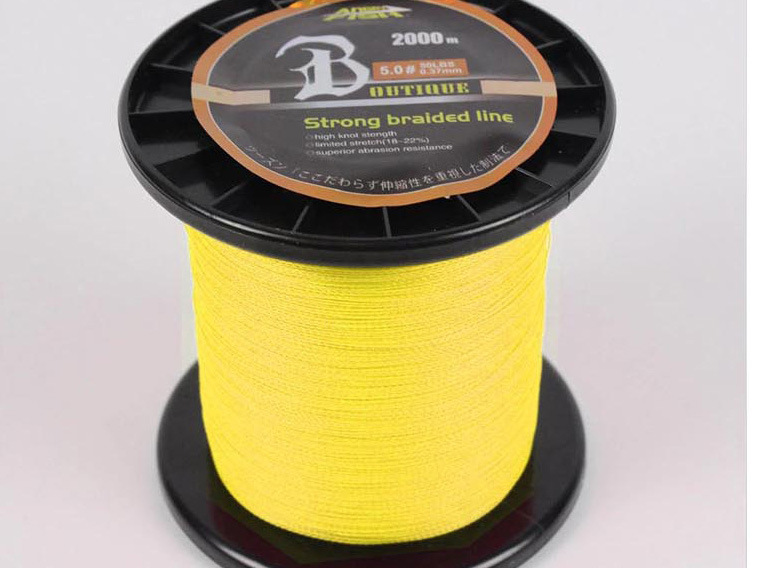 厂家直供高强度4编pe渔网线2000米大力马撒网旋网编织线织网线