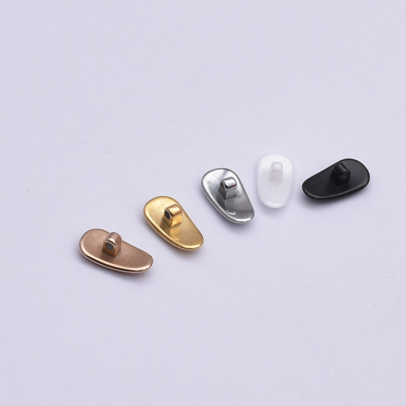 厂家批发眼镜陶瓷配件 陶瓷鼻托眼镜框架鼻垫 眼镜配件眼镜鼻托