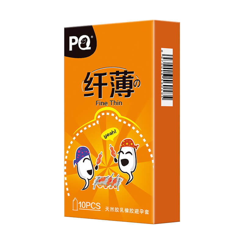 Haishihainuo Condom PQ Long War Thin Exotic Condom Moisturizing Cool Moisturizing Thin 10 PCs Hyaluronic Acid Condom