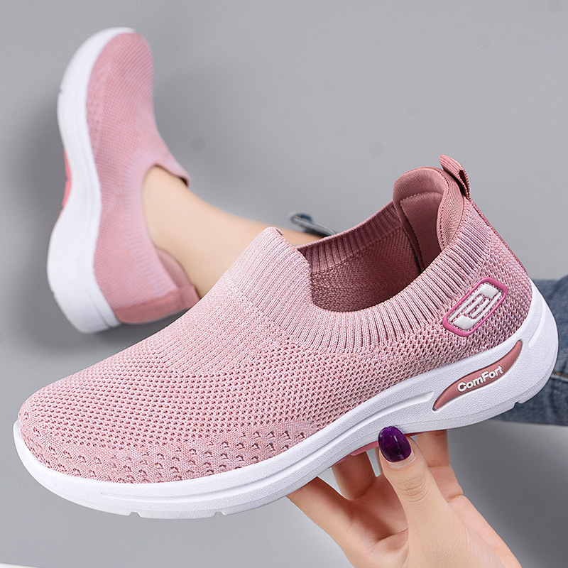 women‘s shoes 2024 new foreign trade women‘s shoes casual walking soft bottom mom shoes fashion socks sneakers women