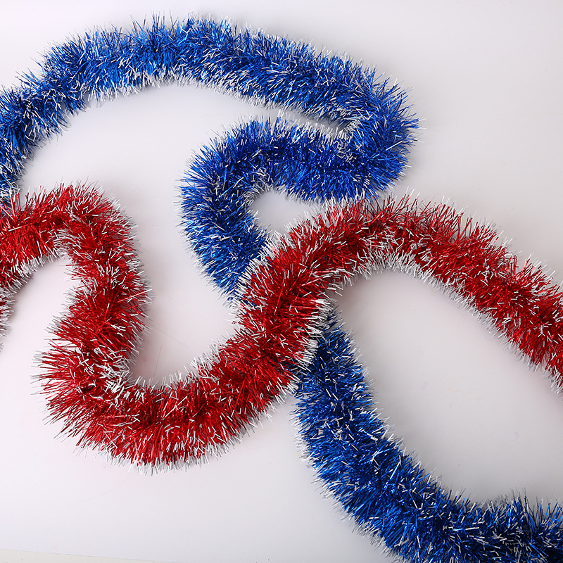 9cm白边庆祝装饰彩条厂家批发节日生日酒店装饰彩带开业结婚毛条