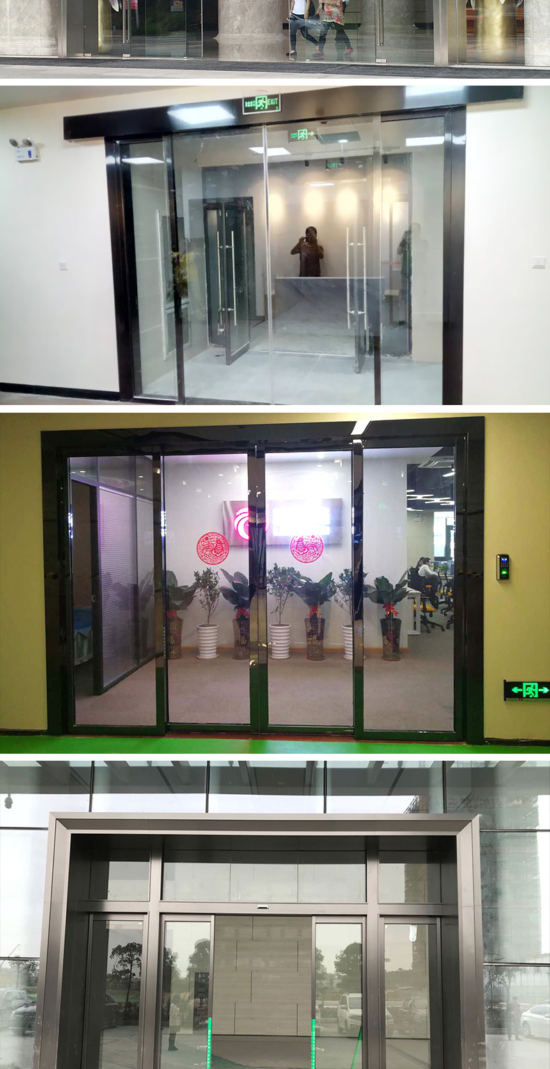 手术室感应玻璃门医院洁净车间无尘病房美容院医疗气密双开平移门