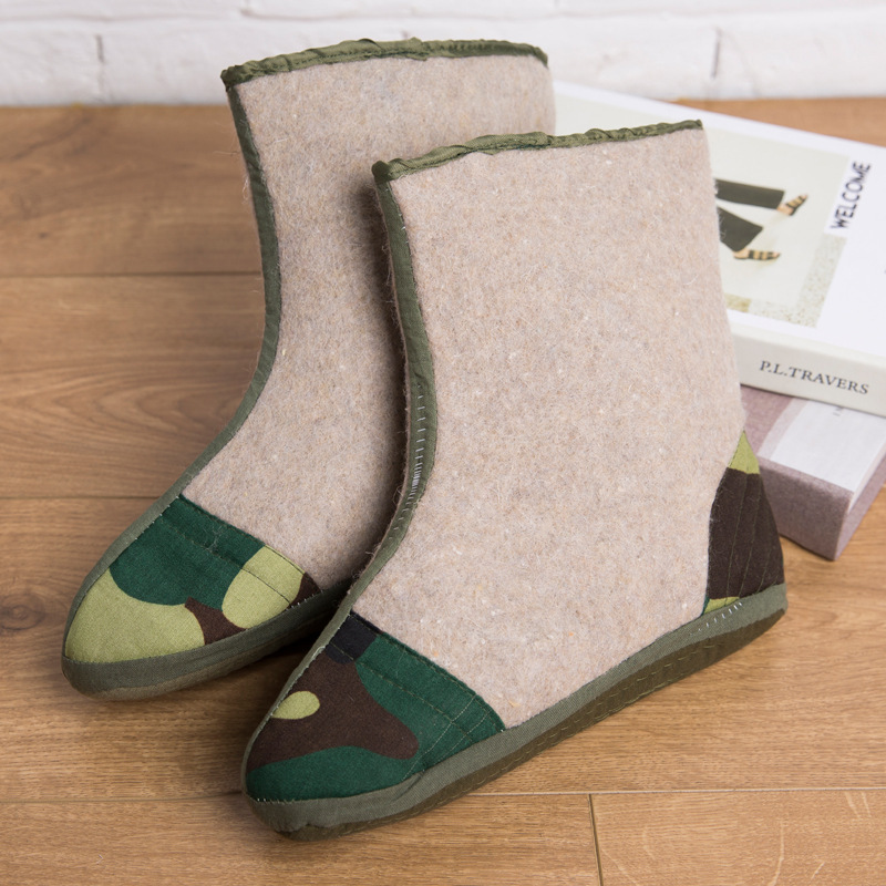 毡袜男冬季雨靴防寒雨鞋保暖羊毛毡袜劳保冷库矿工井下专用棉袜子