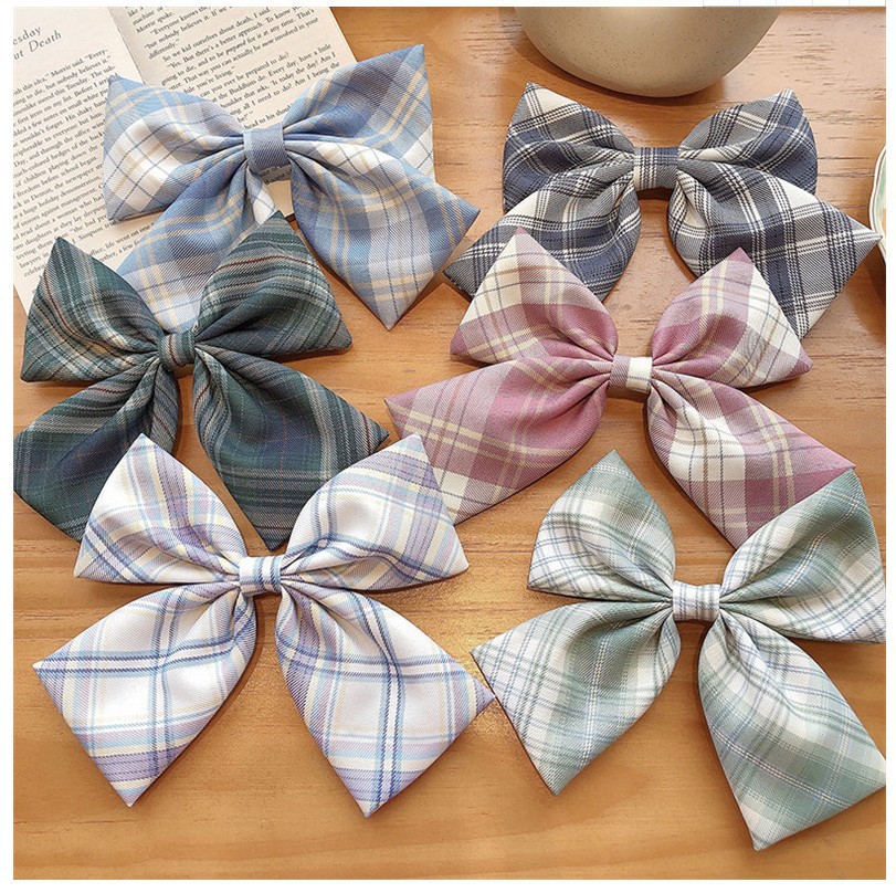 日系jk发夹 蝴蝶结弹簧夹发卡 头饰韩国ins网红发饰 少女超仙头饰