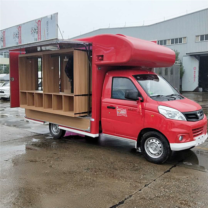 闹市流动摆摊车户外移动服装鞋袜售货车厂家直销