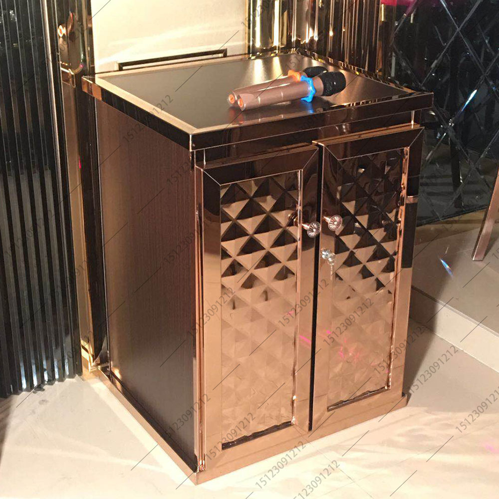 热销2020新款厂家批发点歌柜不锈钢材质ktv机柜 功放 音响设备柜
