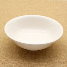0月销656件一件代发泽弈品牌景德镇纯白色碗骨瓷家用陶瓷餐具套装汤碗