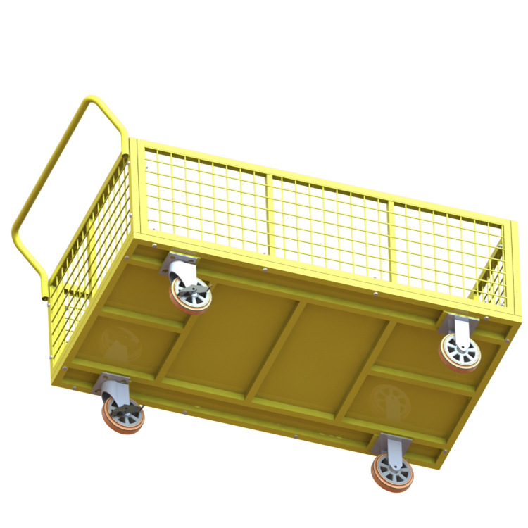 手推车 可拆卸网格围栏手推车 折叠工具车 小推车 金属周转车定制