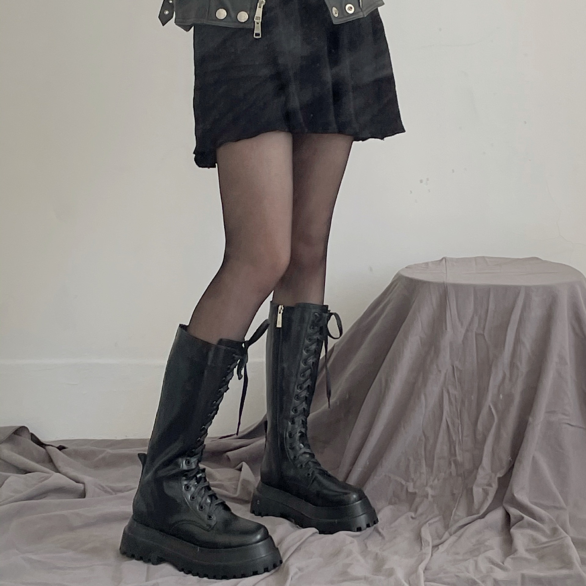 黑丝袜日系jk制服学姐裤袜性感薄防勾丝任意剪辣妹风职业空姐丝袜