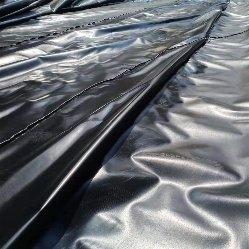 hdpe加厚鱼塘养殖防渗膜屋顶防水膜沼气池防漏膜池塘藕池土工膜