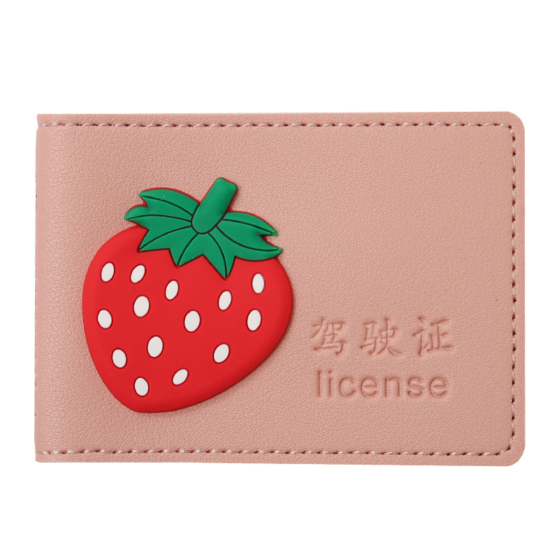 Creative Cartoon Driver's License Protective Cover Male and Female Personality Driver's License Cover Motor Vehicle Driving License Card Holder Two-in-One