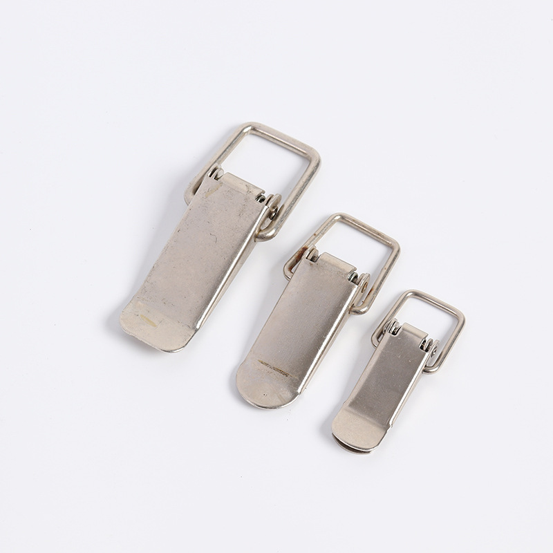 金属弹簧箱包搭扣 不锈钢弹簧搭扣 金属大箱包扣通用箱包五金配件
