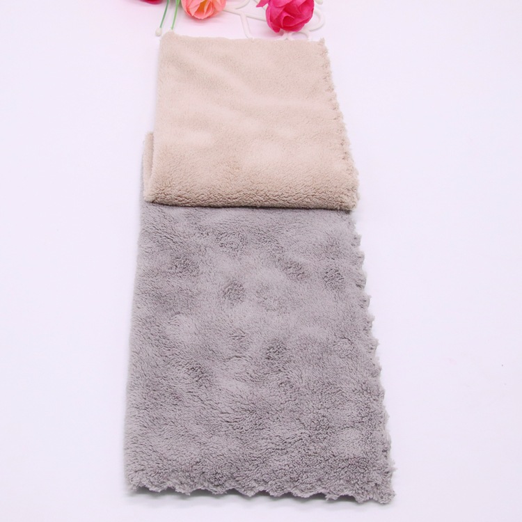 Dishwashing Towel Adult Washing Face Household Thickened Daily Necessities Soft Skin-Friendly Face Cloth in Stock Wholesale