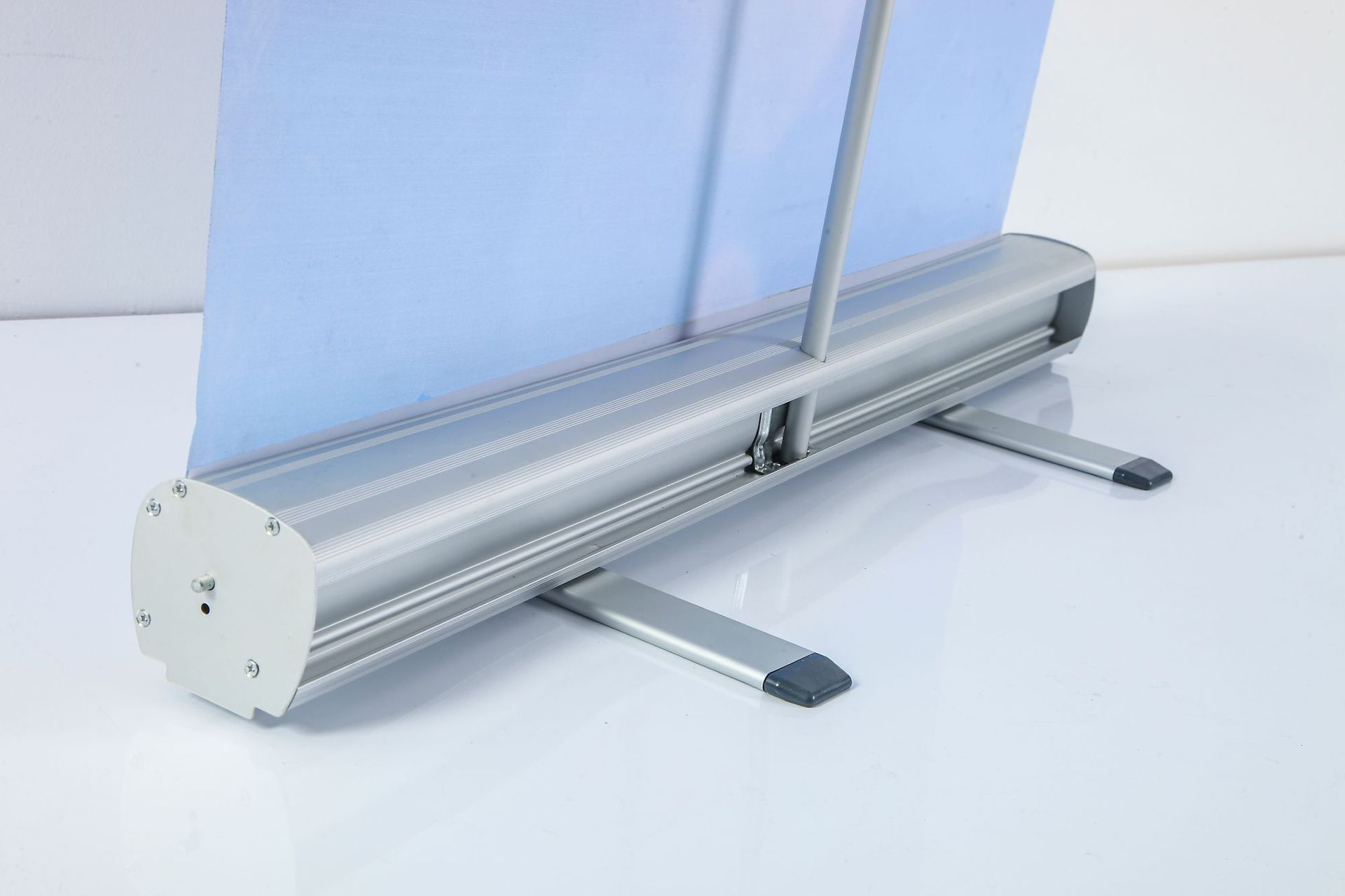 经典加固型铝合金易拉宝海报80x200cm便携式广告海报展架加工定做